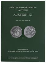 MUNZEN UND MEDAILLEN ANTIKEN  AUKTION 171: Munchen, 25, 26, 27, 28 September 1991