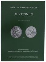 MUNZEN UND MEDAILLEN AUKTION 161: Munchen 22, 23, 24 Februar 1989