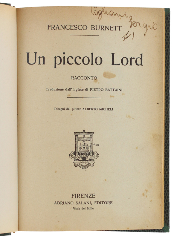 Bergoglio Libri d'Epoca Snc