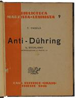 ANTIDÜHRING. Il ocialismo. Introduzione e parte III