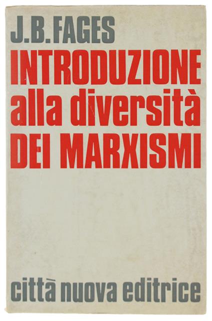 INTRODUZIONE ALLA DIVERSITA' DEI MARXISMI. - copertina
