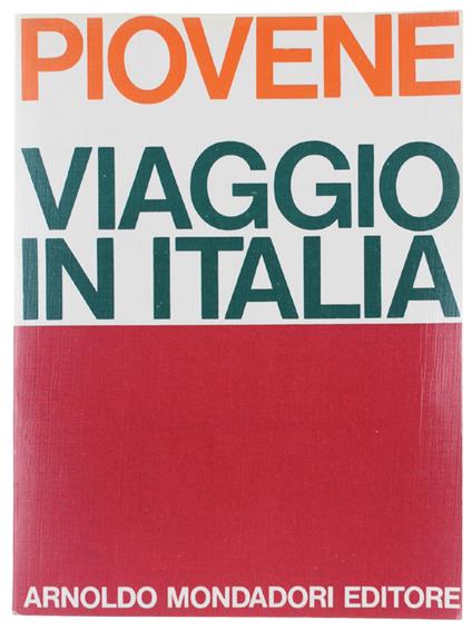 VIAGGIO IN ITALIA [volume ottimo] - Guido Piovene - copertina