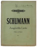 AUSGEWAHLTE LIEDER. Violine und Klavier arrangiert von Hans Sitt
