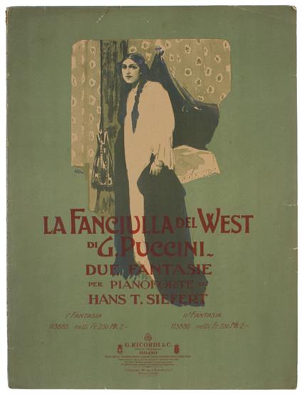 FANCIULLA DEL WEST - Giacomo Puccini - copertina