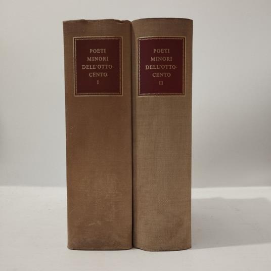 Poeti minori dell'ottocento (2 Volumi) - copertina