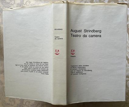Teatro Da Camera - August Strindberg - copertina