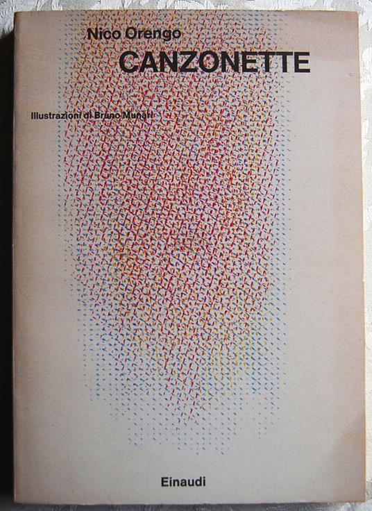 Canzonette - Nico Orengo - copertina