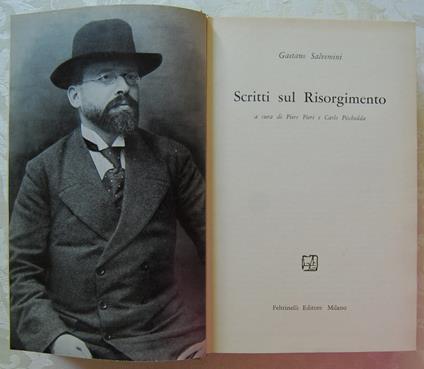 Scritti Sul Risorgimento - Gaetano Salvemini - copertina