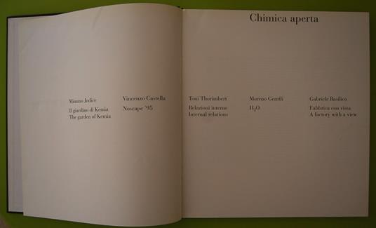 Chimica Aperta - copertina