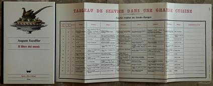 Il Libro Dei Menù - Auguste Escoffier - copertina