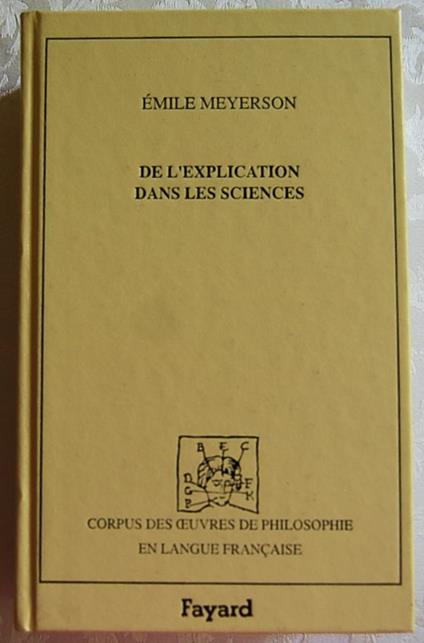 De L'Explication Dans Les Sciences - copertina