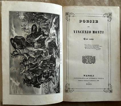 Poesie - Vincenzo Monti - copertina