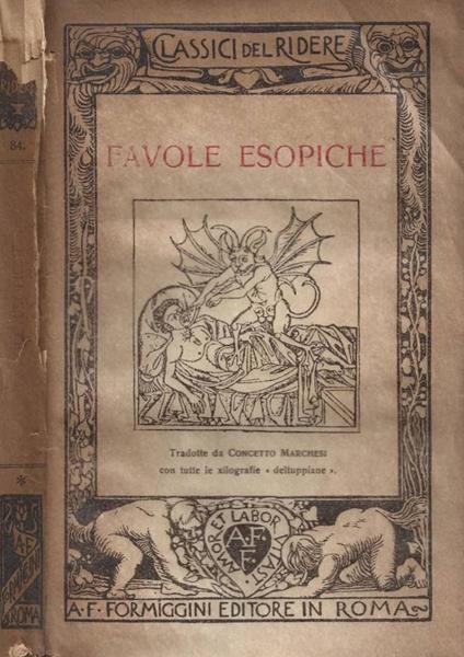 Favole esopiche - Esopo - copertina