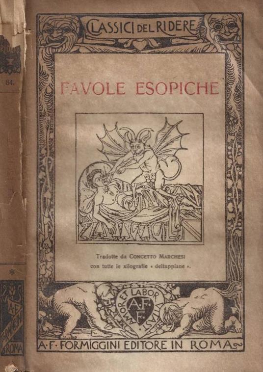 Favole esopiche - Esopo - copertina