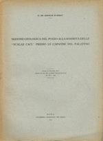 Sezione geologica de pozzo alla sommità delle 