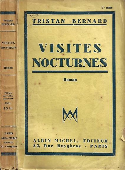 Visites Nocturnes - Tristan Bernard - copertina