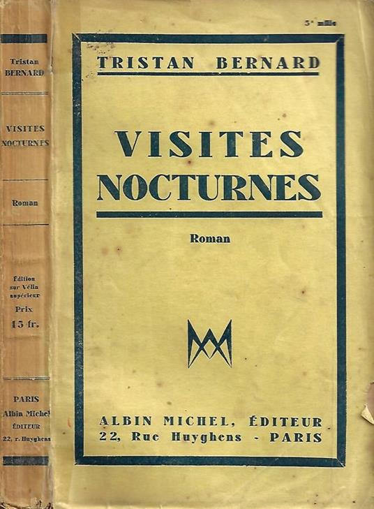 Visites Nocturnes - Tristan Bernard - copertina
