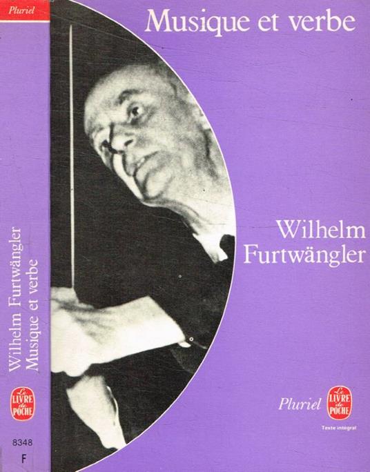 Musique et verbe - Wilhelm Furtwängler - copertina