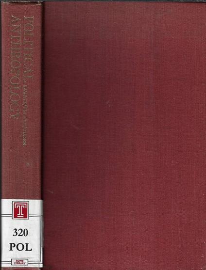 Political anthropology - copertina