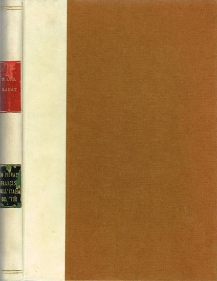 Un monaco francese nell'Italia del '700 - copertina