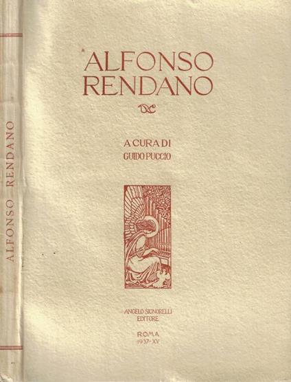 Alfonso Rendano - copertina