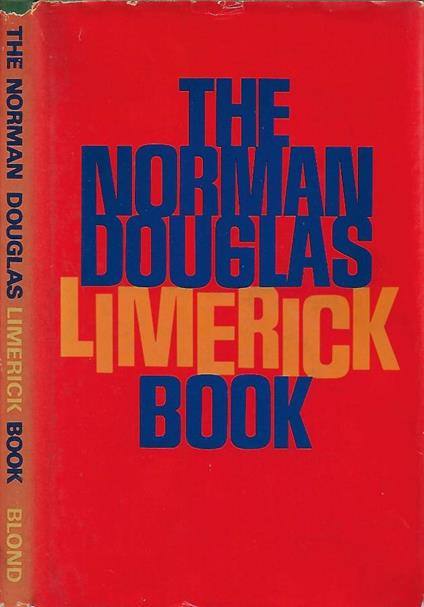 The Norman Douglas Limerick Book - Norman Douglas - copertina