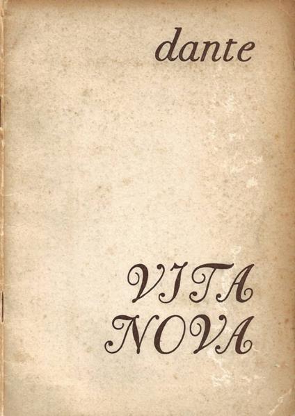 Vita Nova - copertina