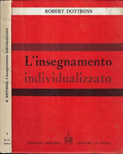 L' insegnamento individualizzato - Robert Dottrens - copertina