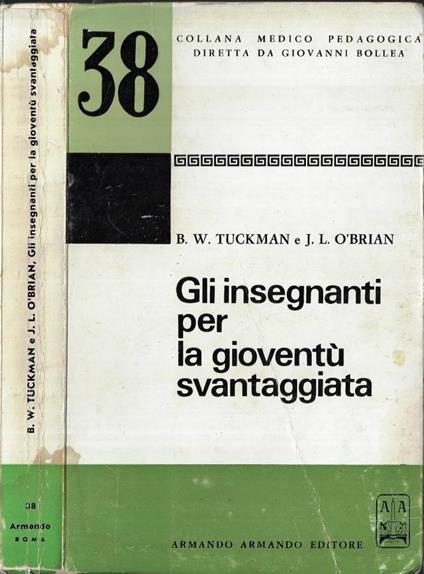 Gli insegnamenti per la gioventù svantaggiata - copertina