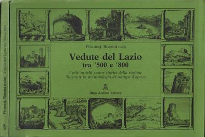 Vedute del Lazio tra '500 e '800 - copertina