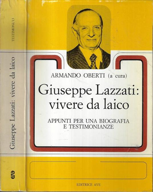 Giuseppe Lazzati, vivere da laico - copertina