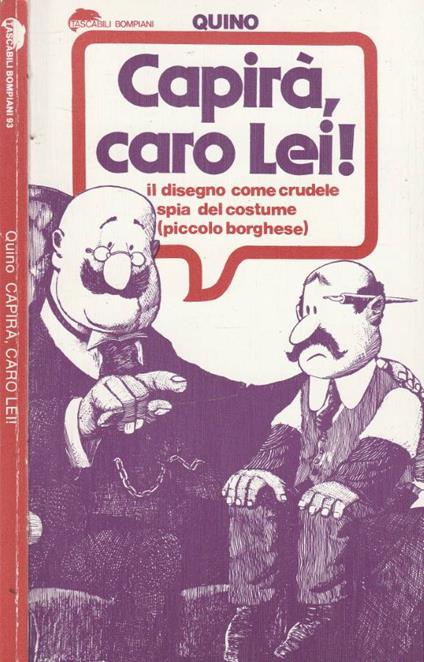 Capirà, caro Lei! - Quino - copertina