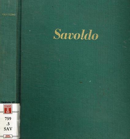 Giovan Gerolamo Savoldo - Antonio Boschetto - copertina
