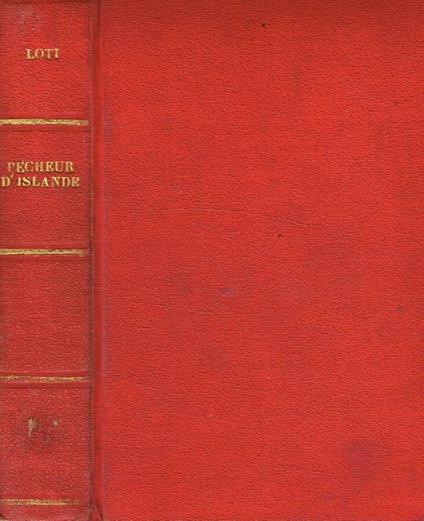 Pècheur d'Islande - Pierre Loti - copertina