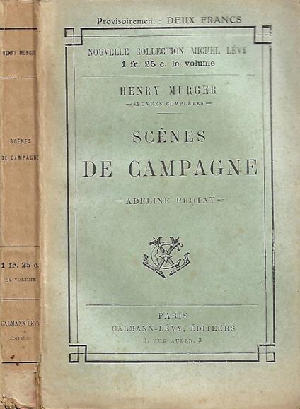 Scènes de Campagne (Adeline Protat) - Henry Murger - copertina