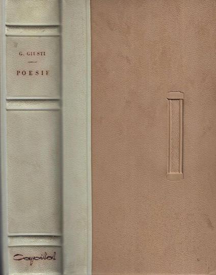 Poesie - G. Giusti - copertina