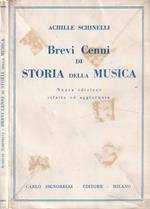 Brevi cenni di storia della musica