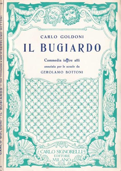 Il bugiardo - Carlo Goldoni - copertina