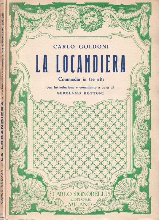 La locandiera - Carlo Goldoni - copertina