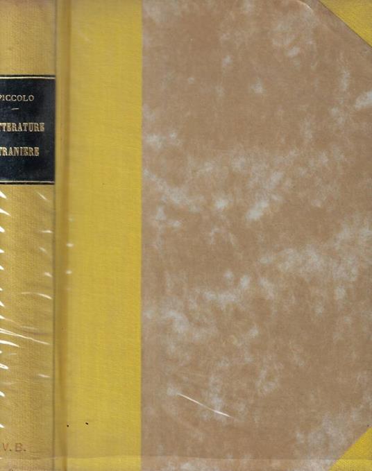Disegno storico delle letterature straniere - Francesco Piccolo - copertina
