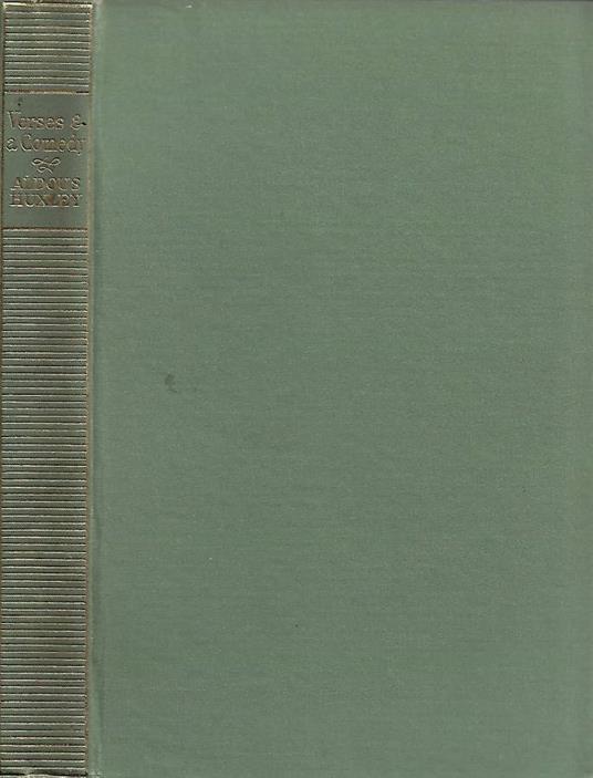 Verses & A Comedy - Aldous Huxley - copertina