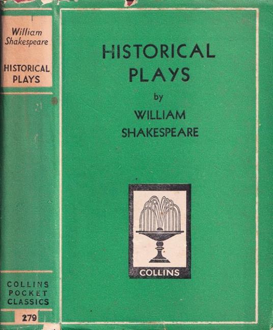 Historical plays - William Shakespeare - copertina
