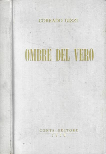 Ombre del vero (Autografo) - Corrado Gizzi - copertina