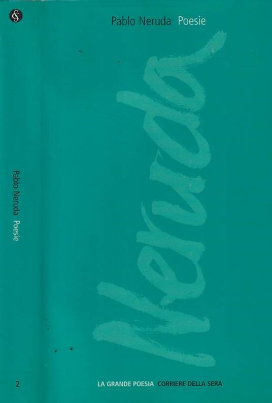 Poesie - Pablo Neruda - copertina