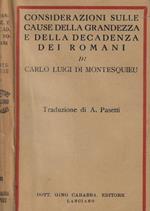 Considerazioni sulle cause della grandezza e della decadenza dei romani