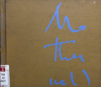 Robert Motherwell - Frank O'Hara - copertina