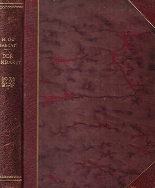 Der Landarzt - Honoré de Balzac - copertina