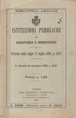 Istituzioni pubbliche di assistenza e beneficenza
