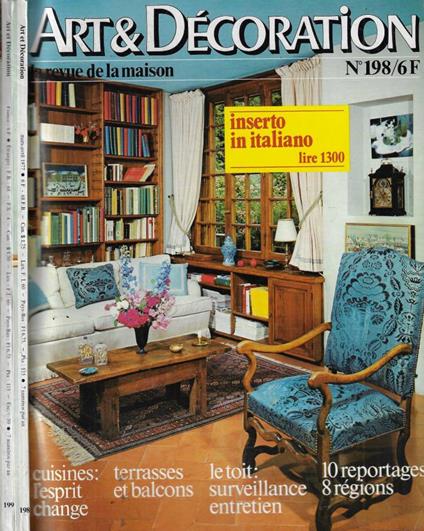 Art et Decoration n. 198-199 Anno 1977 - copertina