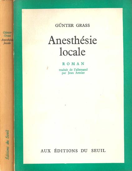 Anesthésie locale - Günter Grass - copertina